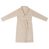 Vidaxl badjas zonder kap beige xxl flanel