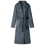 Vidaxl badjas zonder kap marineblauw s flanel