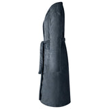 Vidaxl badjas zonder kap marineblauw xxxl flanel