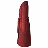 Vidaxl badjas zonder kap bordeaux rood xxxl flanel