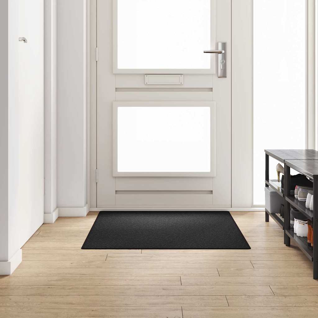 Vidaxl tapijt loper antraciet 100 x 150 cm 100% polypropyleen