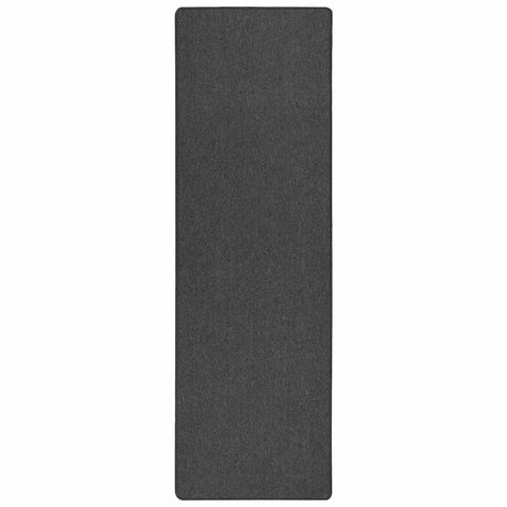 Vidaxl tapijt loper donkergrijs 100 x 300 cm 100% polypropyleen