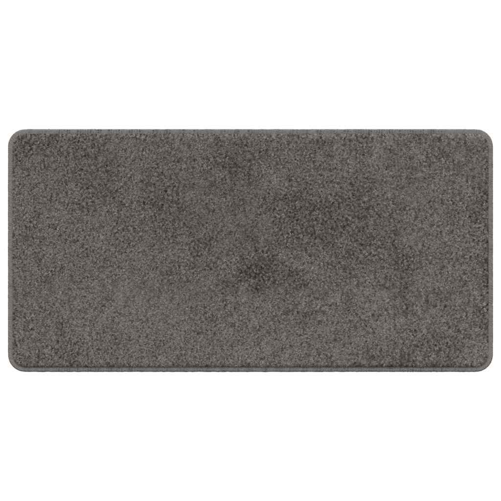 Vidaxl tapijt loper grijs 50 x 100 cm 100% polypropylene tuft