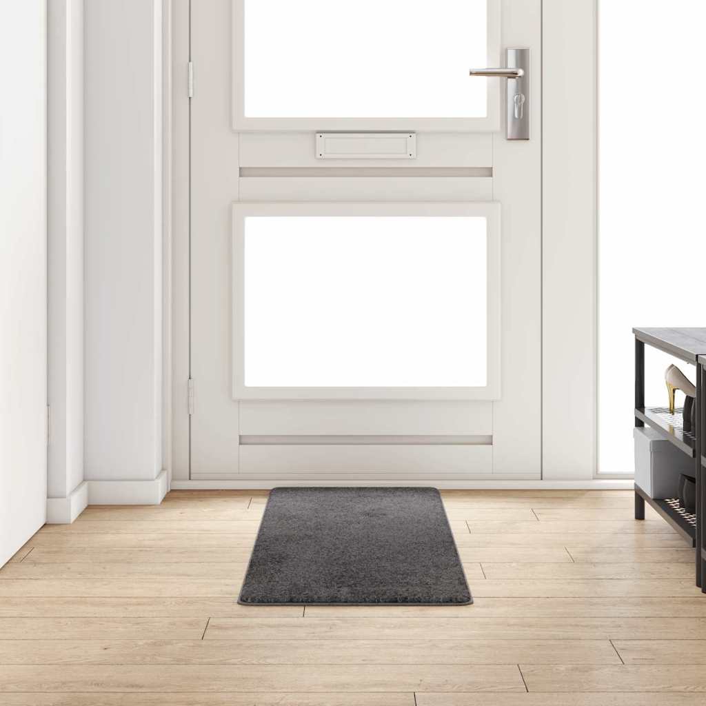 Vidaxl tapijt loper grijs 50 x 150 cm 100% polypropylene tuft