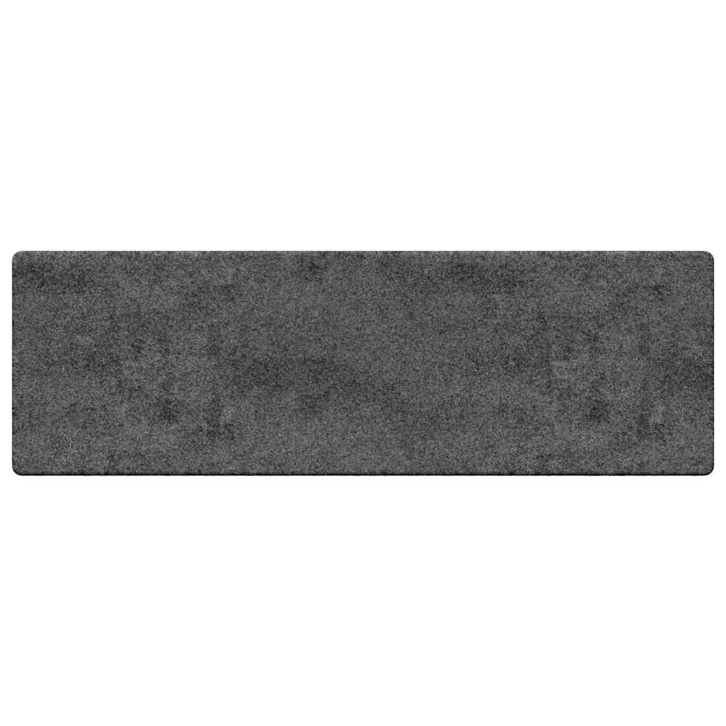 Vidaxl tapijt loper grijs 80 x 250 cm 100% polypropylene tuft