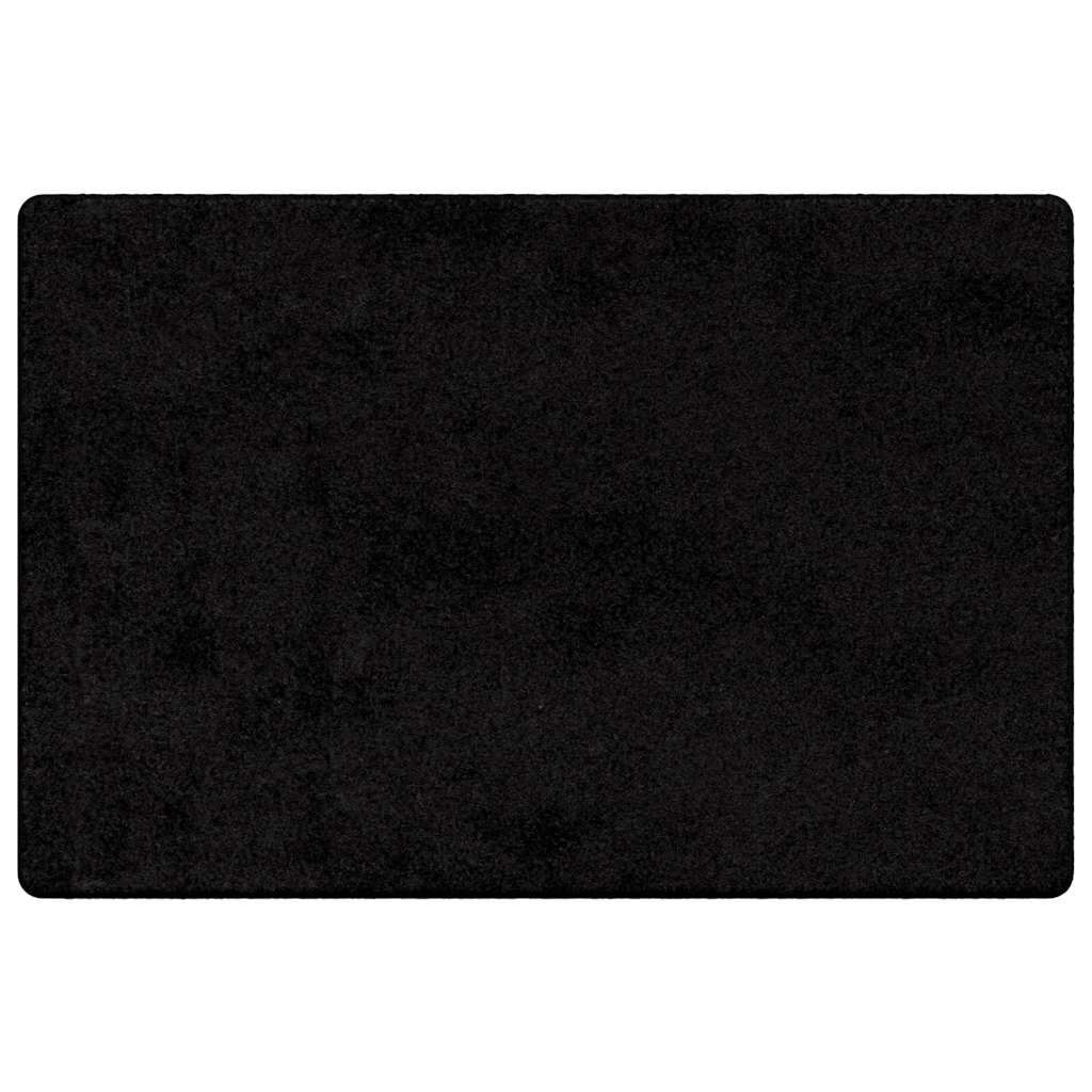 Vidaxl tapijt loper zwart 100 x 150 cm 100% polypropylene tuft