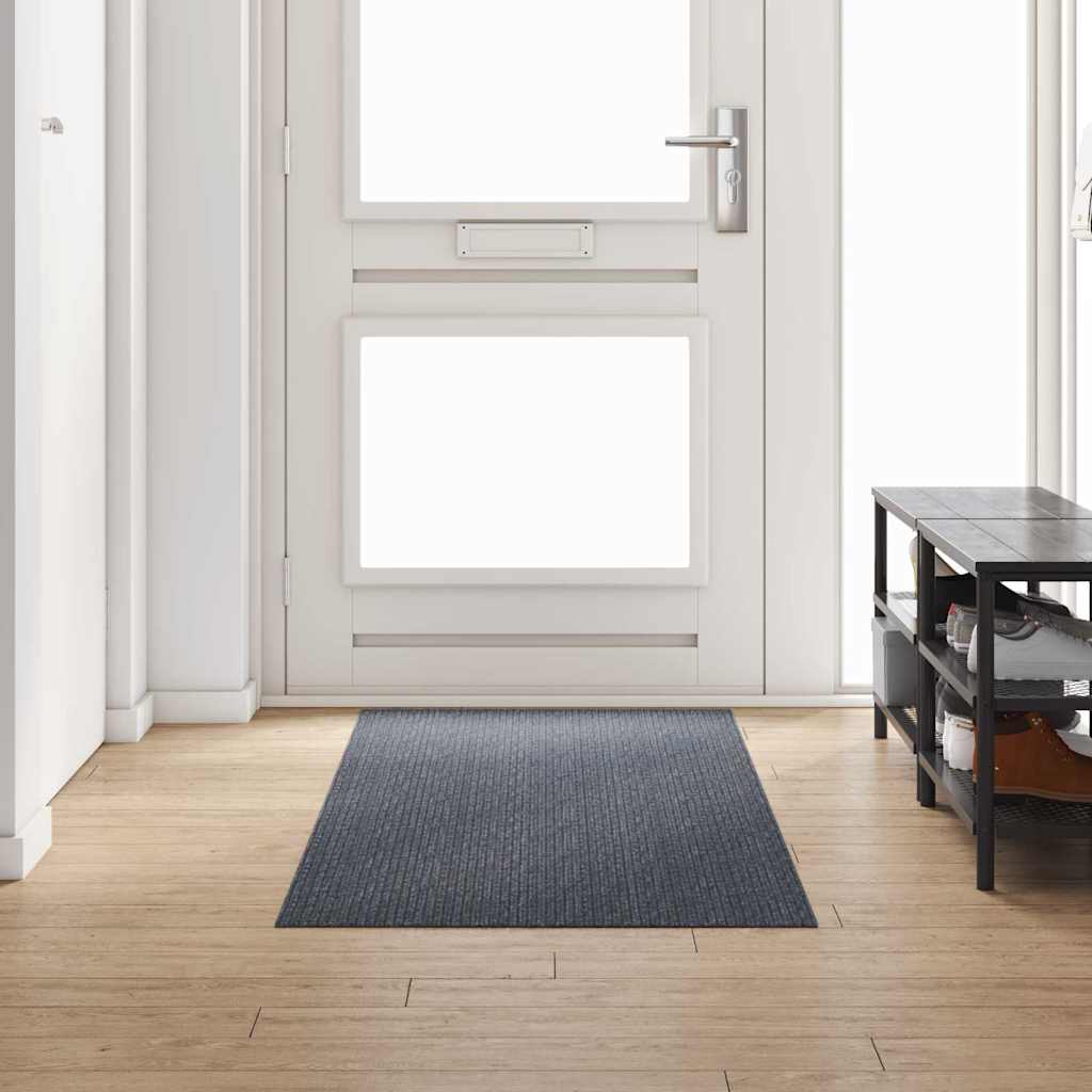 Vidaxl tapijt loper grijs 80 x 250 cm stof