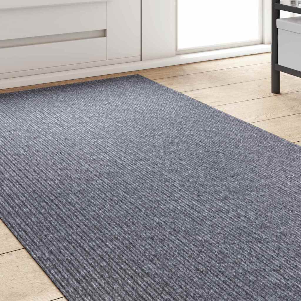 Vidaxl tapijt loper lichtgrijs 80 x 300 cm stof