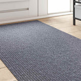 Vidaxl tapijt loper lichtgrijs 80 x 400 cm stof
