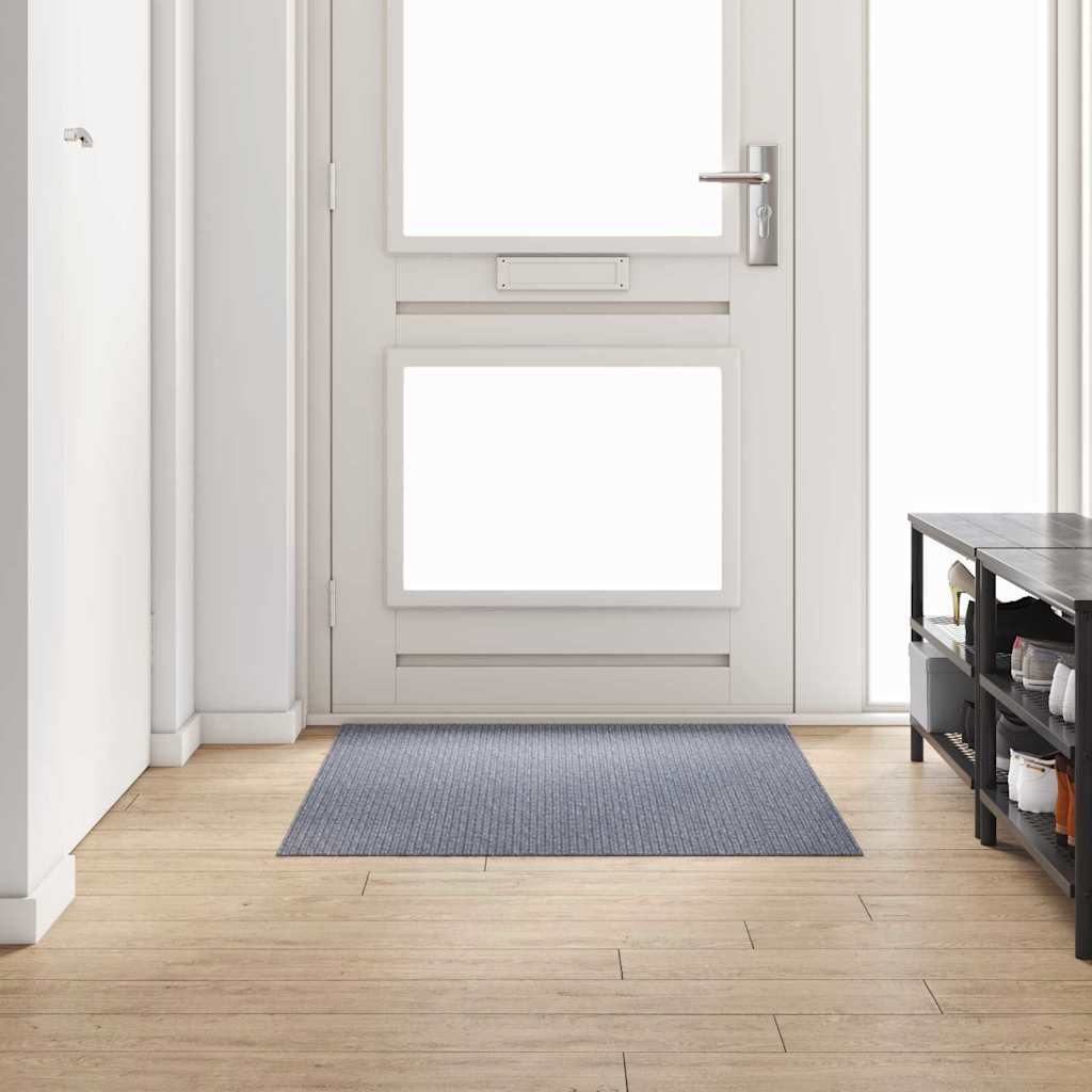 Vidaxl tapijt loper lichtgrijs 100 x 150 cm stof