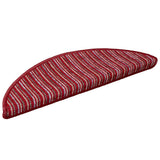 Vidaxl zelfklevende trapmatten 15 pcs rood 56 x 17 x 3 cm