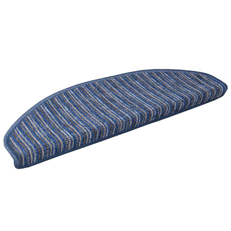 Vidaxl zelfklevende trapmatten 15 pcs blauw 65 x 21 x 4 cm