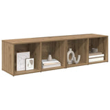 Vidaxl tv-meubelset 2 st artisan eiken bewerkt hout