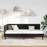 Vidaxl hoekbedframe zwart 90 x 190 cm fluweel