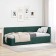 Vidaxl hoekbedframe donkergroen 80 x 200 cm fluweel