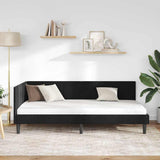 Vidaxl hoekbedframe zwart 90 x 200 cm fluweel