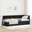 Vidaxl hoekbedframe zwart 80 x 200 cm fluweel