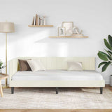 Vidaxl hoekbedframe crème 100 x 200 cm fluweel