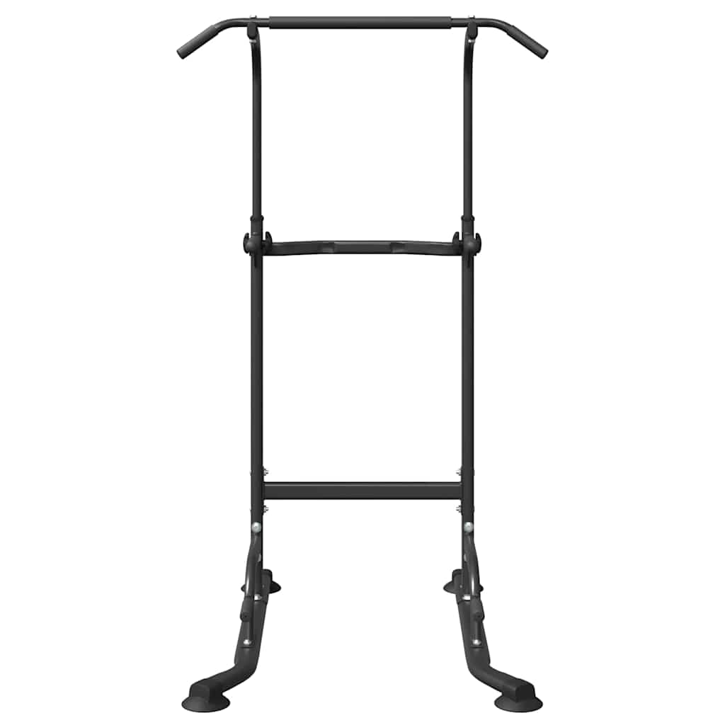 Vidaxl kracht toren dip station zwart 102 x 95 x 210 cm