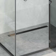 Vidaxl 2 in 1 doucheafvoer zwart 100 cm roestvrij staal 304