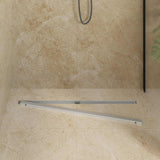 Vidaxl 360° doucheafvoer met slank model zilver 90 cm