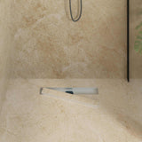 Vidaxl doucheafvoer 2-in-1 met 360° sifon zilver 54 x 11 x 9,5 cm