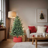 Vidaxl kerstboomrok rood ø 65 x 24 cm kunststof