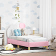 Vidaxl peuterbedframe met hoofdbord roze 70 x 140 cm pu