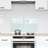 Vidaxl keuken achterwand wit 70 x 40 cm gehard glas