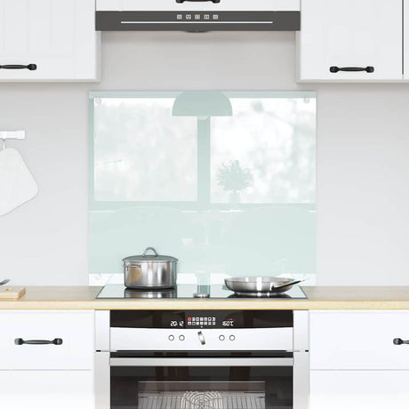 Vidaxl keukenachterwand melk 70 x 60 cm gehard glas