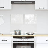 Vidaxl keuken achterwand doorzichtig 70 x 50 cm gehard glas