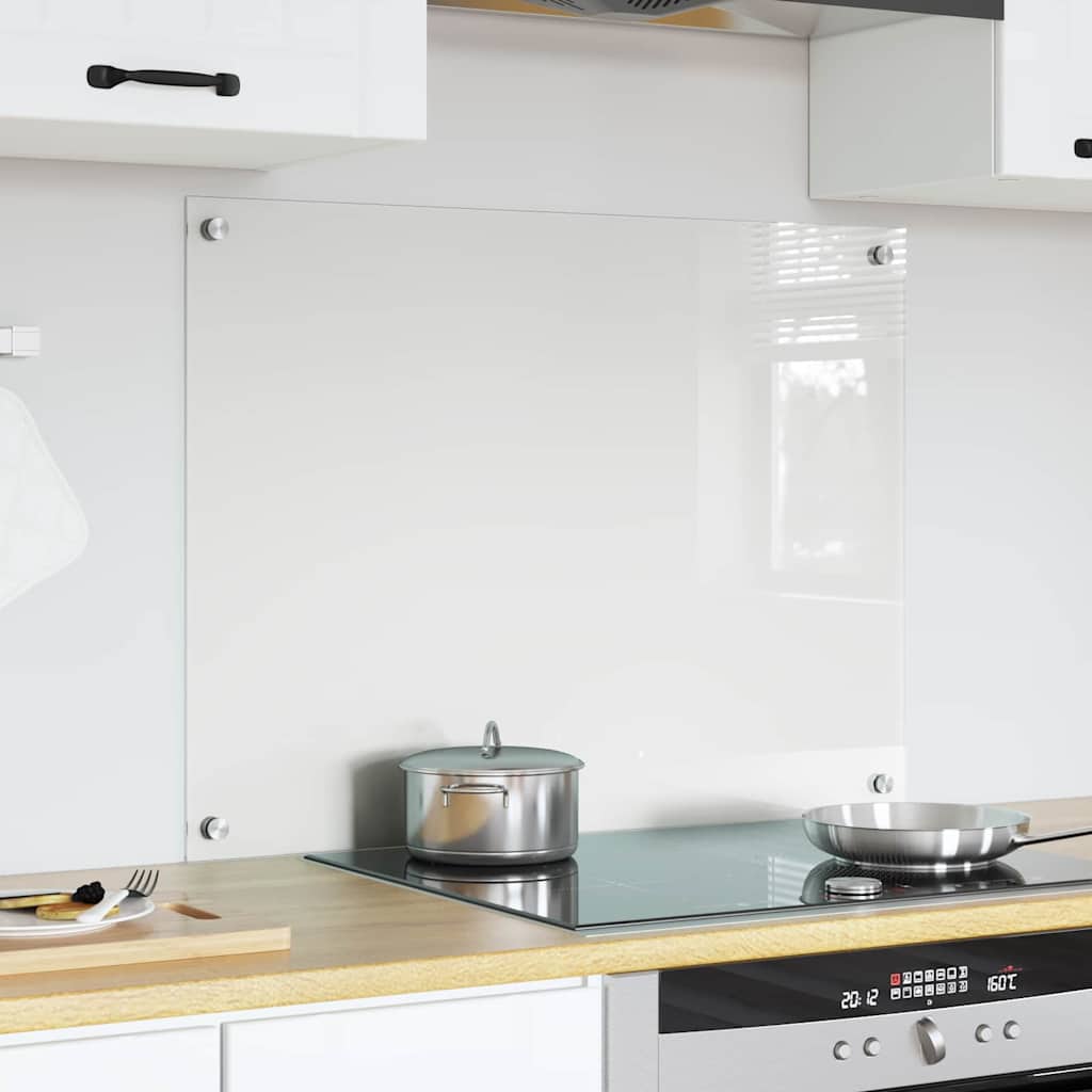 Vidaxl keuken achterwand doorzichtig 80 x 60 cm gehard glas