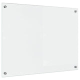 Vidaxl keuken achterwand doorzichtig 80 x 60 cm gehard glas