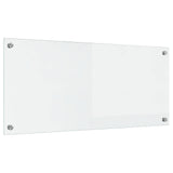 Vidaxl keuken achterwand doorzichtig 90 x 40 cm gehard glas