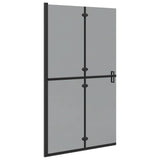 Vidaxl inloopdouchewand zwart 90 x 6.5 x 190 cm