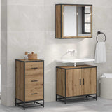 Vidaxl dressoir artisan eiken 35,5 x 35 x 76 cm
