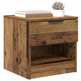 Vidaxl bed kast 2 st oudhout 40 x 39 x 40cm bewerkt hout