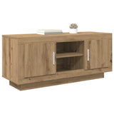 Vidaxl tv-kast 102 x 35 x 45 cm artisan eiken bewerkt hout