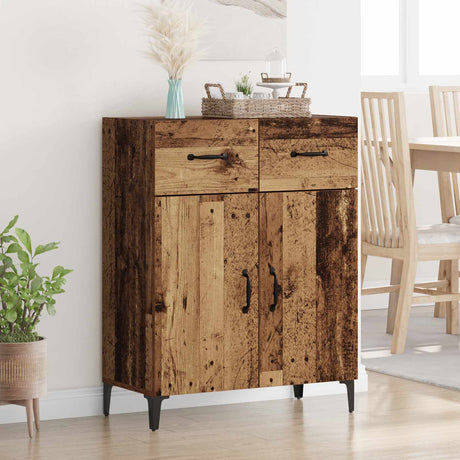 Vidaxl dressoir oudhout 69,5 x 34 x 90 cm bewerkt hout
