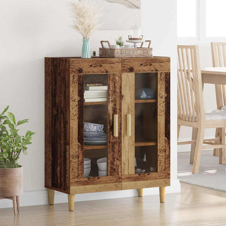Vidaxl dressoir oud hout 69,5 x 34 x 90 cm bewerkt hout