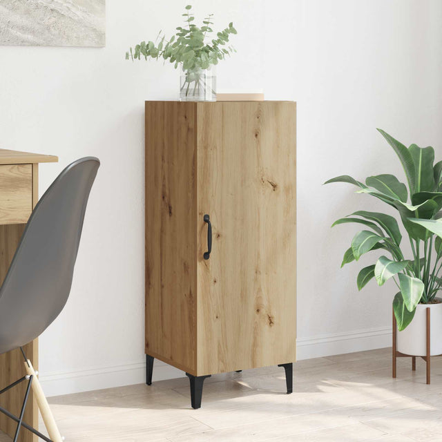 Vidaxl dressoir artisan eiken 34,5 x 34 x 90 cm bewerkt hout