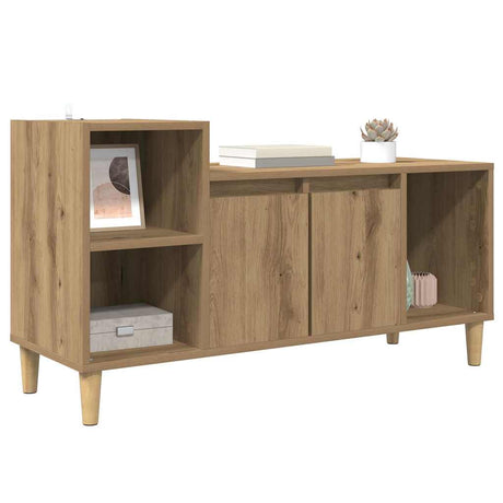 Vidaxl tv-kast 100 x 35 x 55 cm artisan eiken bewerkt hout