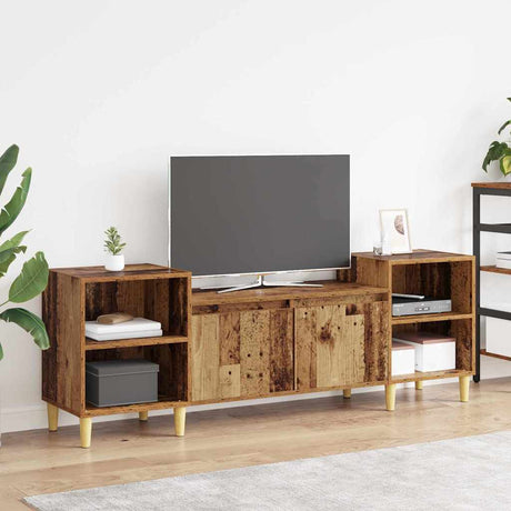 Vidaxl tv-kast 160 x 35 x 55 cm oud hout bewerkt hout