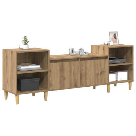 Vidaxl tv-kast 160 x 35 x 55 cm artisan eiken bewerkt hout