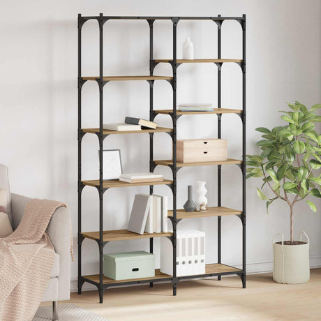 Vidaxl boekenkast 9-laags 100 x 32 x 170 cm bewerkt hout