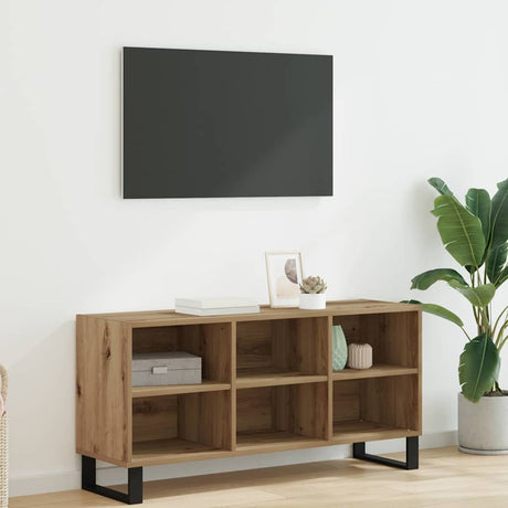 Vidaxl tv-kast 103,5 x 30 x 50 cm artisan eiken bewerkt hout