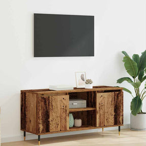 Vidaxl tv-kast 104 x 35 x 50 cm oud hout bewerkt hout