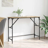 Vidaxl wandtafel artisan eiken 100 x 32 x 75 cm bewerkt hout