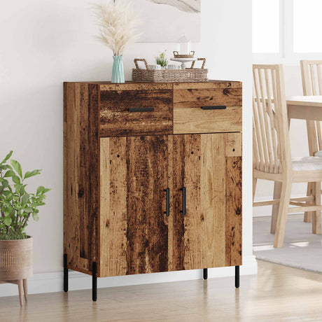 Vidaxl dressoir oud hout 69,5 x 34 x 90 cm bewerkt hout