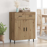 Vidaxl dressoir artisan eiken 69,5 x 34 x 90 cm bewerkt hout